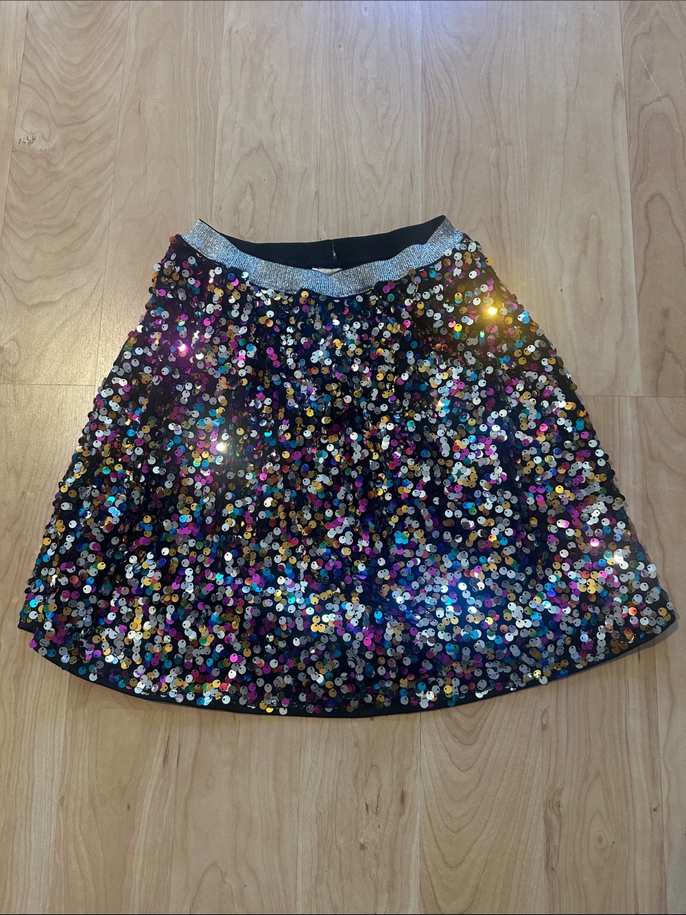SHEIN Multicolor Sequin Mini Skirt - size 6